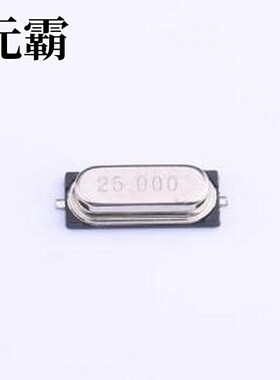 9BT25000202040C3 无源晶振 25MHz ±20ppm 20pF HC-49S-SMD