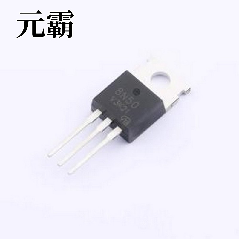 8N50 TO220-VB 场效应管(MOSFET) 1个N沟道 耐压:500V 电流:13A T