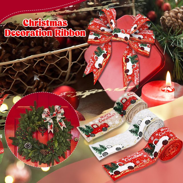 diy christmas ribbon decoration ribbon gift wrapping ribbon