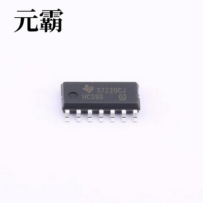 SN74HC393DR 计数器/分频器 36MHz 4位二进制计数器 SOIC-14