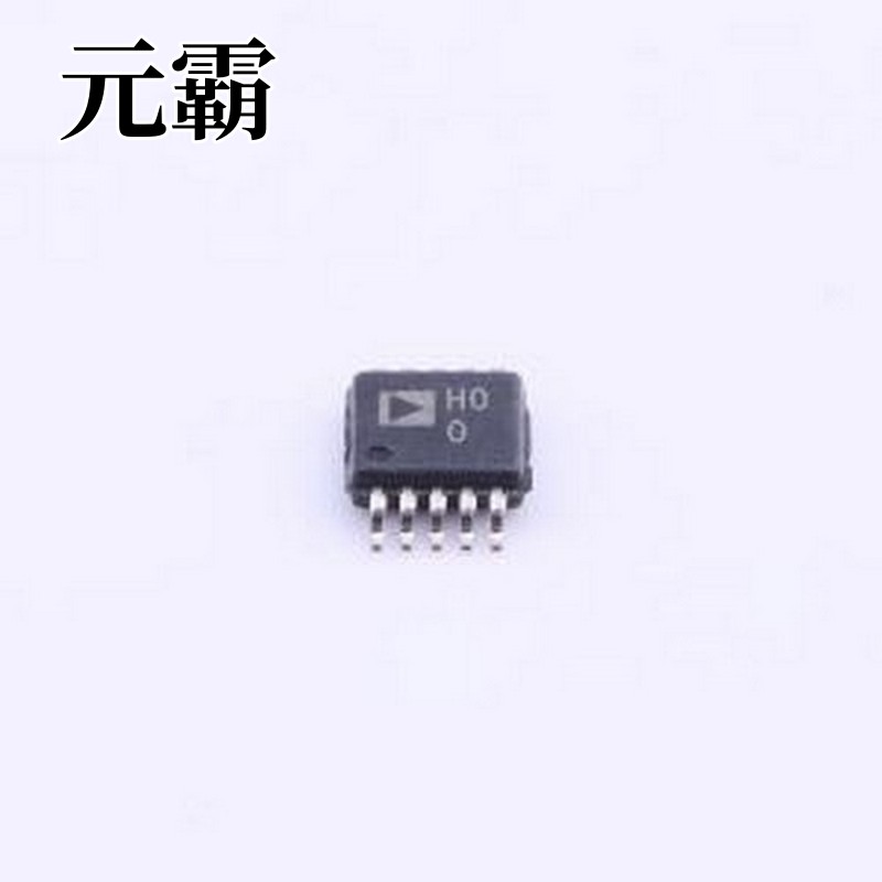 AD8250ARMZ 仪表放大器 10 MHz, 20 V/us, G = 1, 2, 5, 10 iCMOS