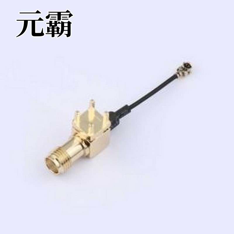 3C0225A04-037 射频连接线 90度SMA母头射频电缆组件