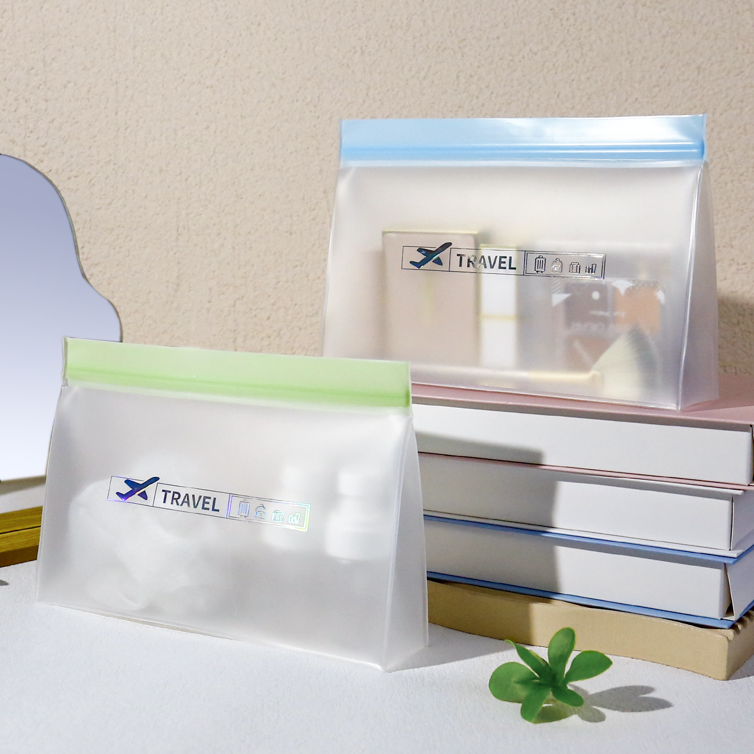 旅行自封袋eva多功能化妆包飞机便携洗漱塑料现货