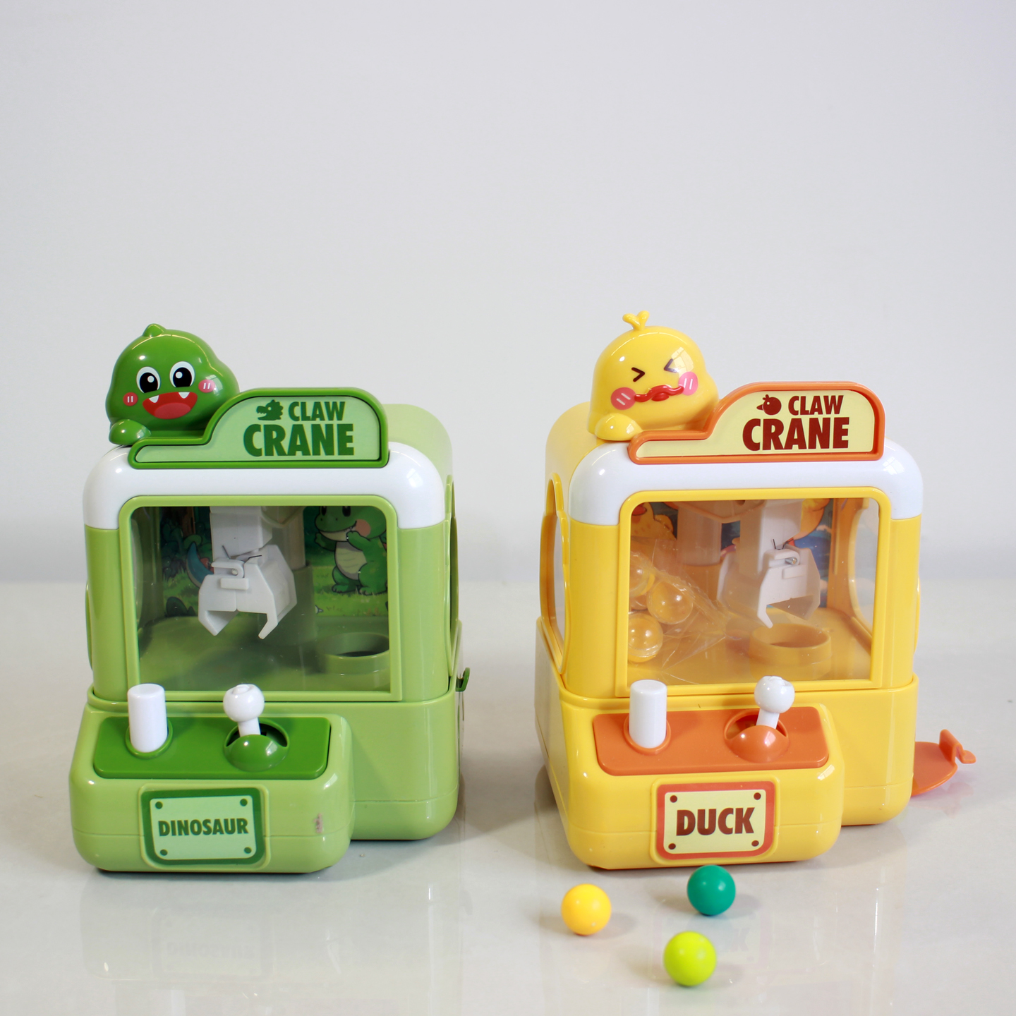 儿童玩具抓球机恐龙小鸭抓抓机益智过家家玩具儿童扭蛋机模型礼物