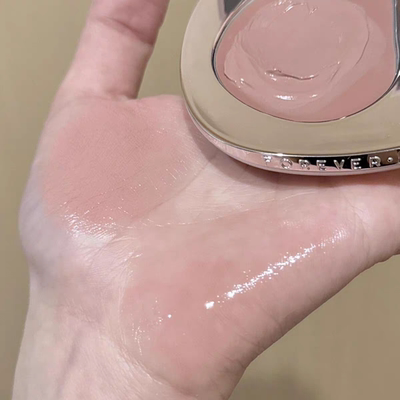 白开水清冷破碎感！淡颜水光感腮红foreverkey腮红膏N05裸粉色