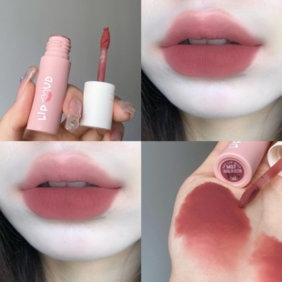 橄榄皮本命色了！akf唇泥m07海盐太妃糖日杂灰粉玫瑰黄皮素颜口红