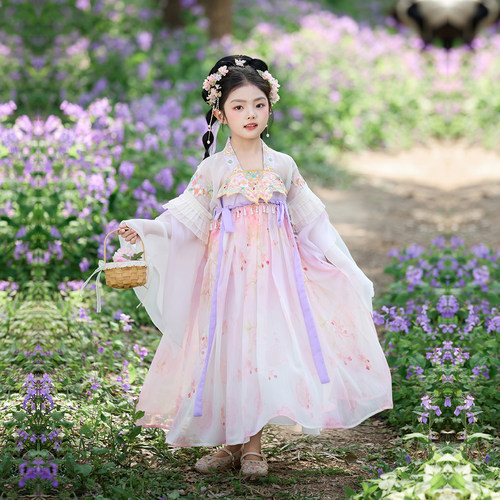 汉服女童夏季超仙2026新款连衣裙