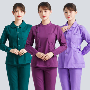 短袖 护士服分体套装 夏装 长袖 儿科手术口腔医生导医牙科工作服 冬装