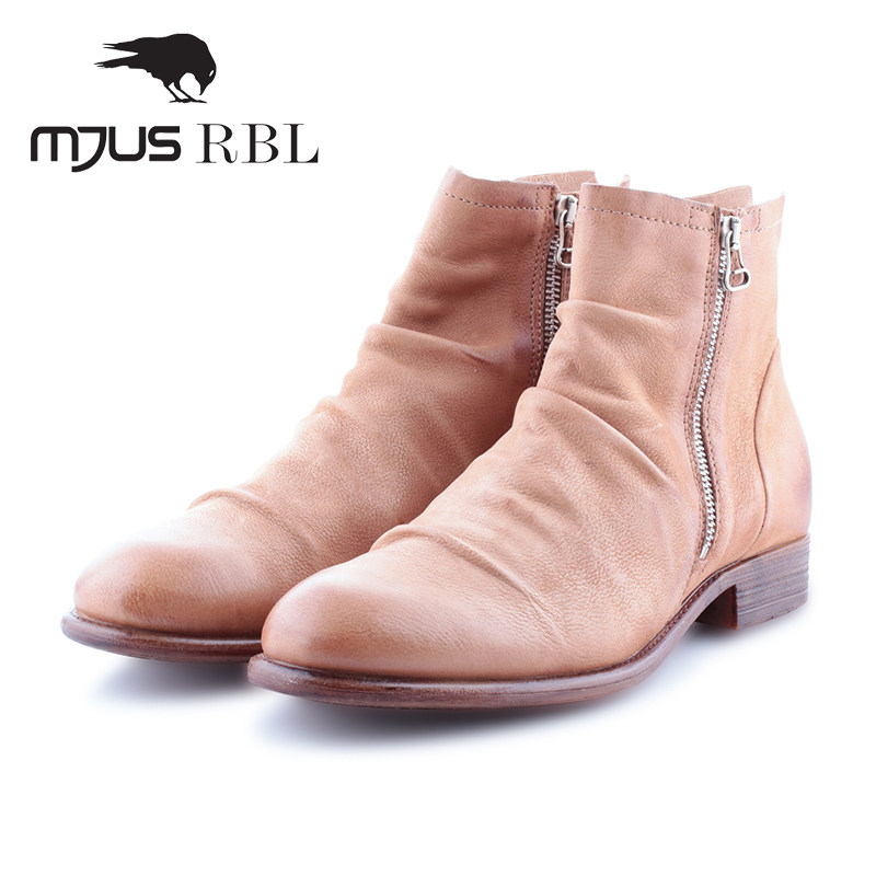 MJUS RBL 意大利牛皮鞋 2019年新款复古做旧男款切尔西靴376205在类目 流行男鞋, 靴子中 - 来自Buy2taobao.com提供专业的淘宝代购服务