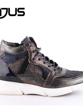 MJUS意大利牛皮鞋复古做旧女款短靴788207