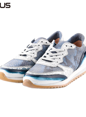 MJUS意大利牛皮鞋复古做旧女款休闲鞋646105