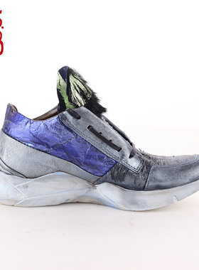 A.S.98意大利牛皮鞋复古做旧女款休闲靴754102