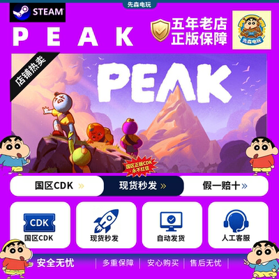 Steam正版 PEAK 拉我一把 国区 激活码cdKey