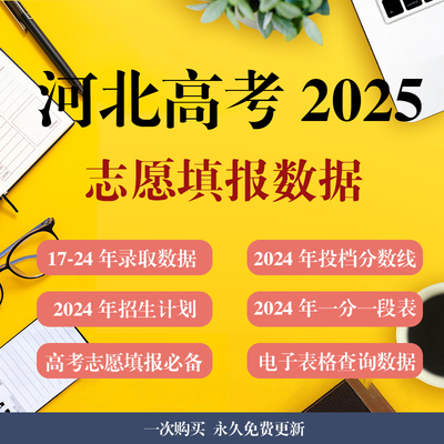 2025年河北高考志愿填报参考数据