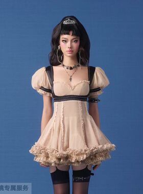 越在线越南小众品牌princss高级感设计小众气质御姐轻熟风连衣裙