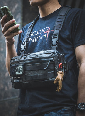 【Lii Gear官方】经典高舒适型战术胸包配件设计感实用大力马背负