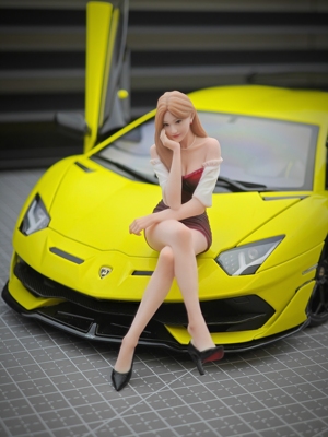 1/18汽车模型车模人偶配件3d打印照片定制人偶手办潮流微缩人偶