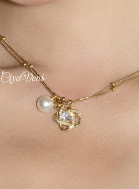 CIYAVENI轻奢复古巴洛克项链简约