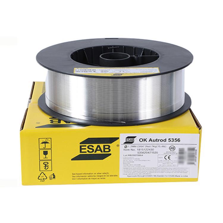 进口瑞典伊萨ESAB4043/4047铝硅5183/5356铝镁1100纯铝气保焊丝