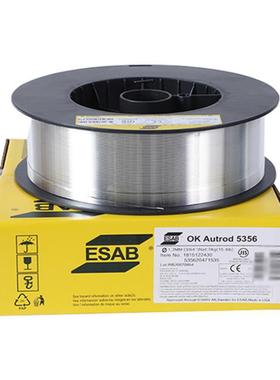进口瑞典伊萨ESAB4043/4047铝硅5183/5356铝镁1100纯铝气保焊丝