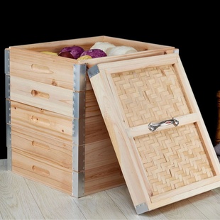 方笼屉木蒸笼木制商用通用型酒店蒸笼四方形方形蒸箱包子糯米糕