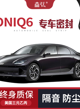【只做高端】适配HYUNDAI IONIQ6专用隔音密封条加装全车防尘改装