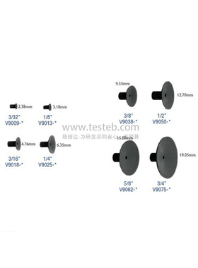 美国Virtual V9013-ESD真空吸盘 防静电耐高温硅胶 3mm~19mm直径