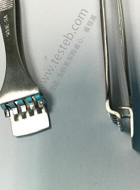 环球Sipel 500E-SA晶圆镊子5寸WAFER硅片夹 不锈钢齿爪限位柱止挡