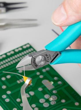 Weller-Erem 2432E剪钳 高硬度斜口钳 1.6mm导线剪切断面非常齐平