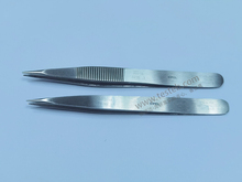 瑞士Sipel OO-SA镊子 00D-SA尖头带锯齿夹持 坚硬不锈钢0.4mm