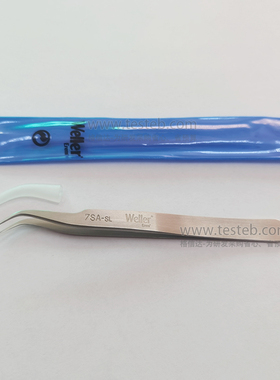 瑞士Weller-Erem 7SASL镊子 鹰嘴弯尖头0.2mm 经济款意大利造