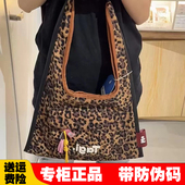 Tagi.hobo边边大容量通勤单肩腋下托特包格纹帆布包豹纹手拎包