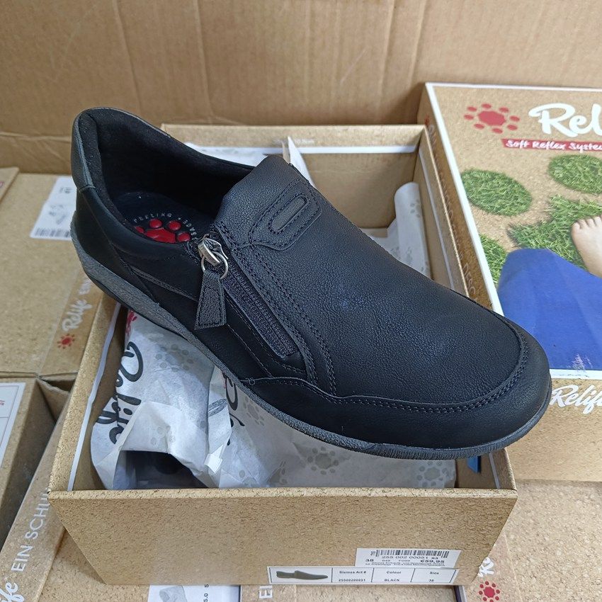 两款软底德国外贸大码女单鞋 侧拉链一脚蹬真皮垫平底工作鞋36-45,女鞋,深口单鞋,淘宝优惠券,粉丝福利购,淘宝优惠卷