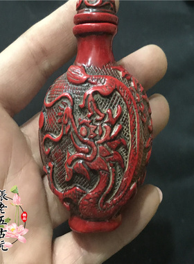 树脂摆件创意礼物鼻烟壶古玩杂项
