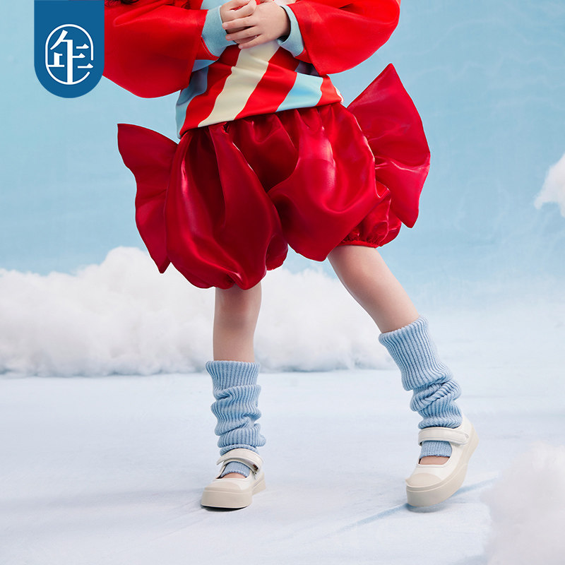 年衣童装女童短裤2025年春新款女大童女孩甜美糖果花苞裤子演出服