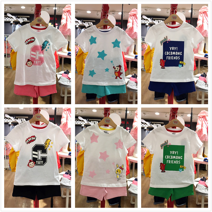 Current Korea cocorita Counter shopping 18 men and women children pure cotton motion suit cesm823nc2in the Children/Baby/Family fitted , Set  category - from Buy2taobao.com to provide professional Taobao agent buy service