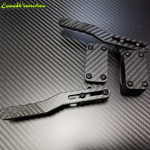 改装方向盘拨片加长杆信号延长杆碳纤维转向灯信号控制杆快拨器