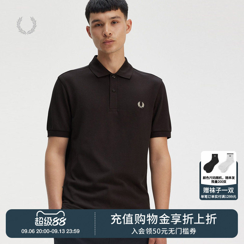 FREDPERRY短袖polo衫简约基础款图片