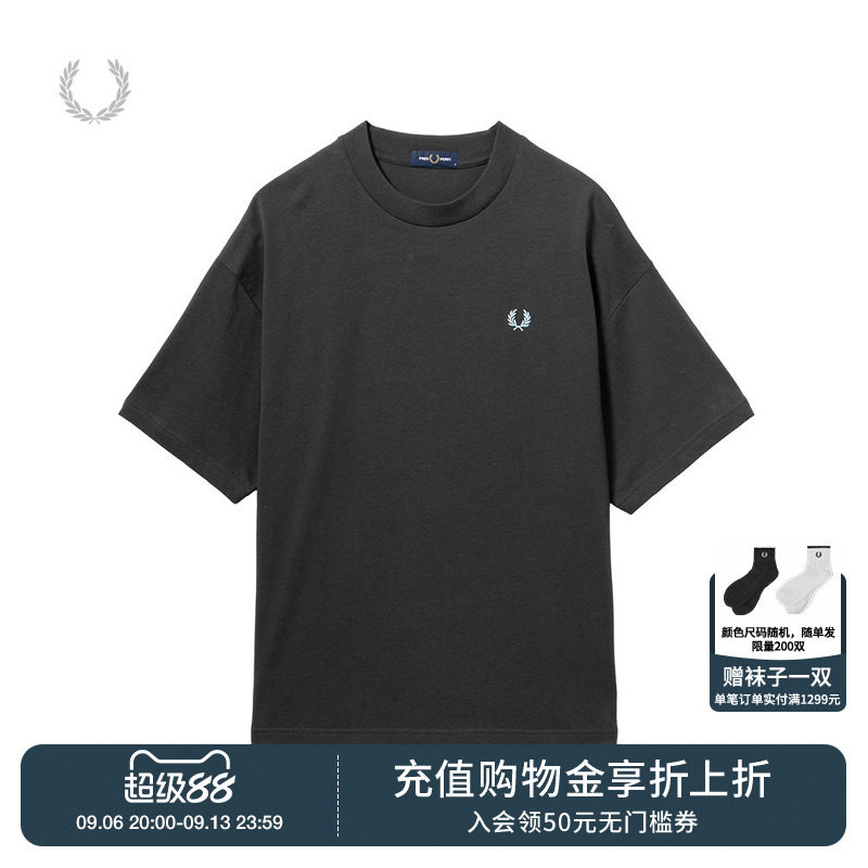 FREDPERRY条纹短袖polo衫图片