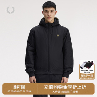 新款 连帽拉链夹克2025冬季 简约户外风纯色休闲外套 PERRY男装 FRED