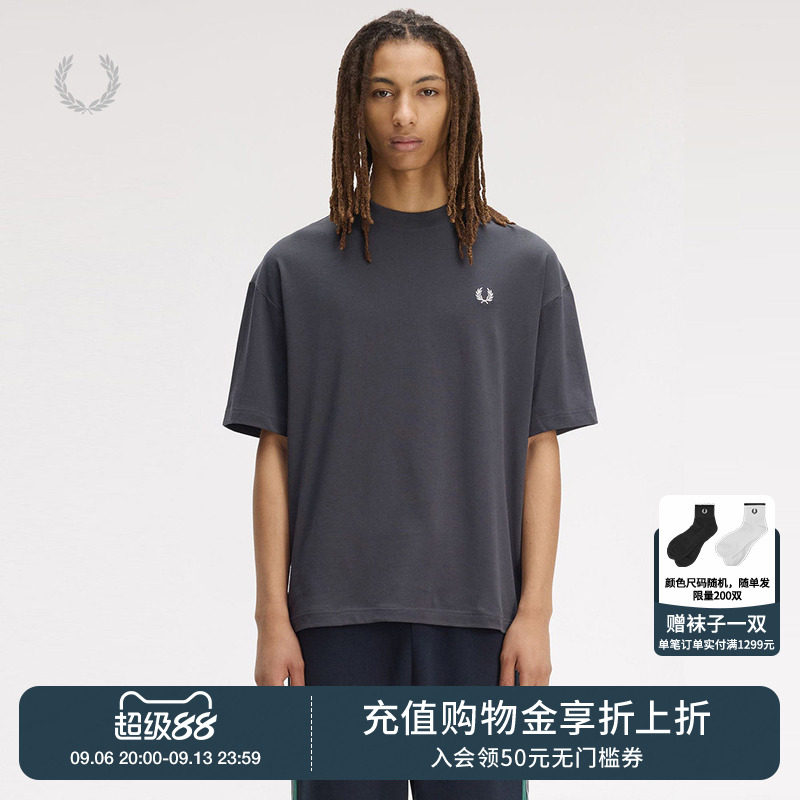 FREDPERRY宽松短袖T恤随性休闲图片