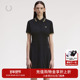 FRED 条纹麦穗刺绣裙子D1177 短袖 PERRY休闲连衣裙女2025冬季 新款