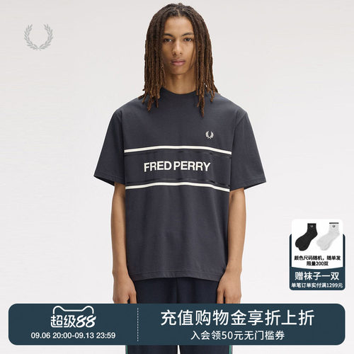 FREDPERRY宽松短袖T恤