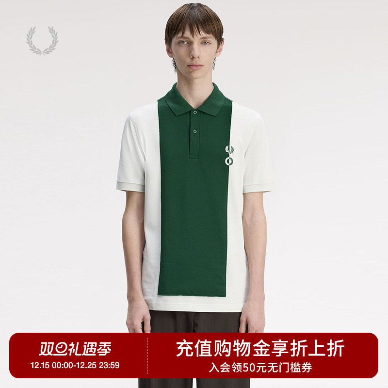 FRED PERRY.Craig Green男士休闲POLO衫2025冬季新款短袖M1138