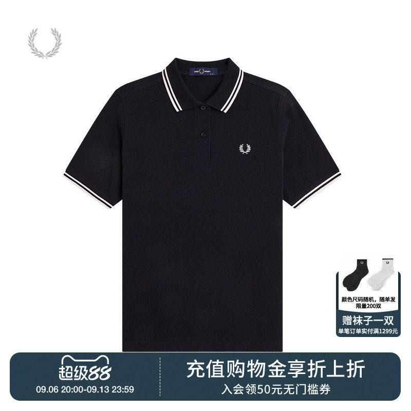 FREDPERRY合身短袖polo衫图片