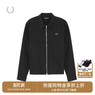 新款 翻领拉链夹克2026春季 简约质感合身纯色薄外套 PERRY男装 FRED