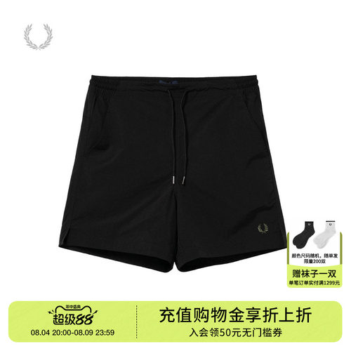 FREDPERRY宽松休闲短裤简约活力