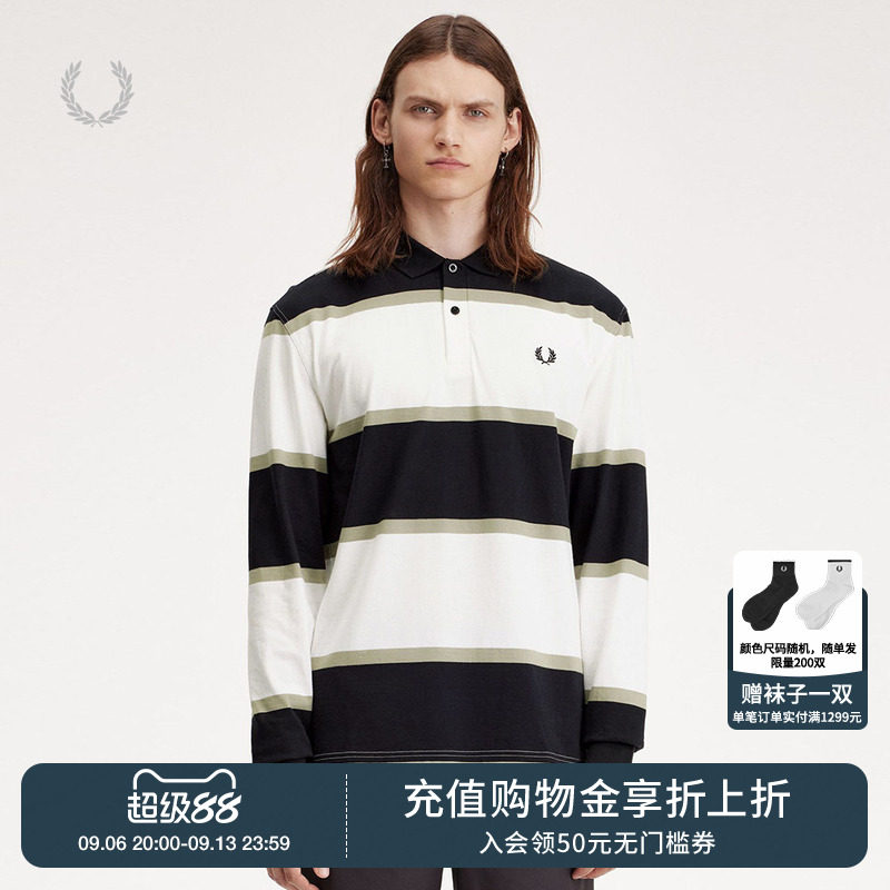 休闲长袖POLO衫FREDPERRY图片
