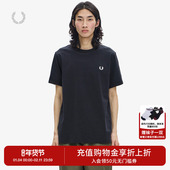 衫 FRED M3519 新款 纯棉麦穗刺绣多彩短袖 PERRY男士 休闲T恤2025冬季