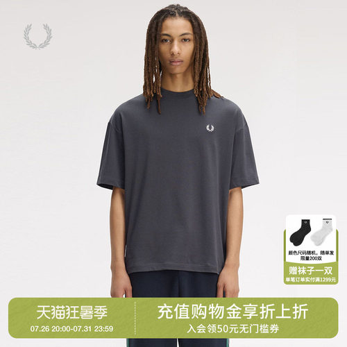 FREDPERRY宽松短袖T恤随性休闲